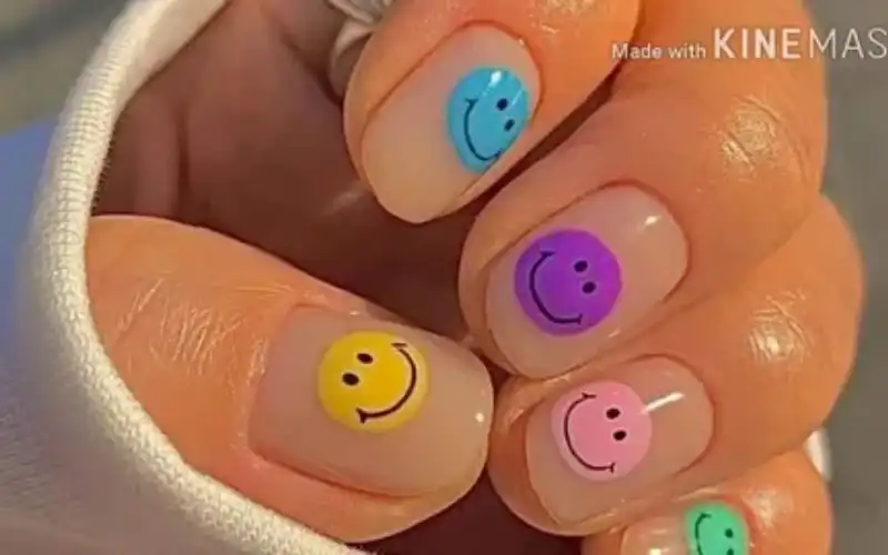 Types of Smiley Face Nail Designs